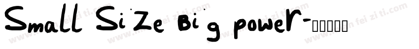 Small Size Big Power字体转换